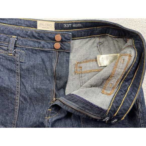 Pilcro Jeans Women's Size 33 The Skipper Wide Leg Patch Pocket Denim (36x29.5) - Picture 5 of 7